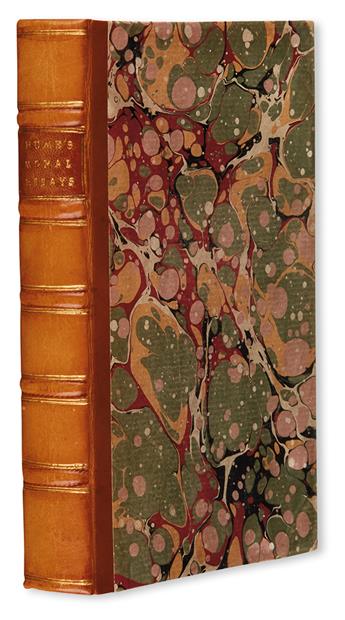 HUME, DAVID.  Essays, Moral and Political . . . Third Edition, Corrected, with Additions.  1748